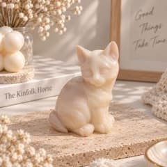 猫 シリコンモールド 立体 ネコ キャンドル 石膏 アロマストーン 韓国風のサムネイル