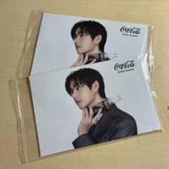 BTS V テテ コカ・コーラ ゼロ ポストカード 3枚入り2セットのサムネイル
