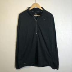 【美品】NIKE DRI-FIT 黒 ナイロンジャケットのサムネイル