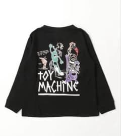 TOY MACHINE ブラック 長袖カットソー 130cmのサムネイル