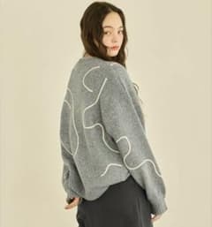 nuance tape line knit/ニュアンステープラインニットOLUN - メルカリ