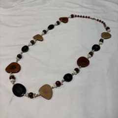 vintage アースパレットネックレス 森ガール グランジ 亜熱帯のサムネイル
