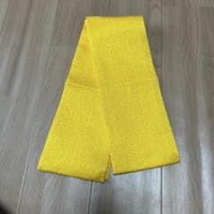 重ね襟 正絹 黄色 絞り風のサムネイル