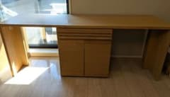 松本民芸家具 座ビューロー ライティング 座机 再塗装済 USED