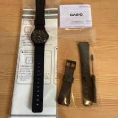 ♦️CASIO 腕時計 MQ24(海外モデル)♦️ブラック 取説 異ベルト純正付♦️のサムネイル
