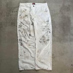 Wrangler ペンキ グランジ ホワイト ペインターパンツ W34 Wrangler ペンキ グランジ ホワイト ペインターパンツ W34 - メルカリ