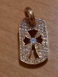 クロムハーツ22kドッグタグカットアウト　パヴェダイヤのサムネイル