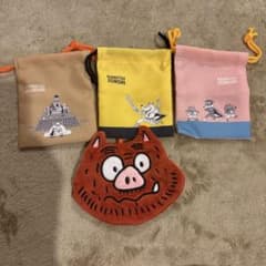 かいけつゾロリ 巾着袋 4種セットのサムネイル