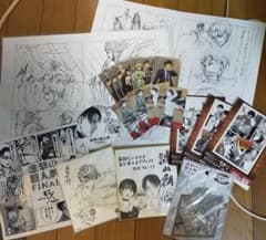 進撃の巨人 まとめ売り ステッカー 複製原画 色紙 リヴァイ エレン エルヴィンのサムネイル