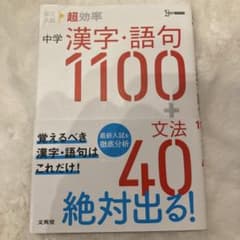 中学 漢字・語句1100＋文法40のサムネイル