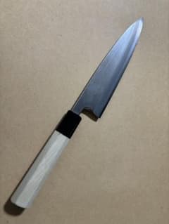 銀三 6寸 身卸包丁 朴八角水牛柄 - メルカリ