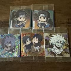 野*ラ様 NARUTO-ナルト-疾風伝 シールウエハース 5 サスケ＆イタチ 5のサムネイル