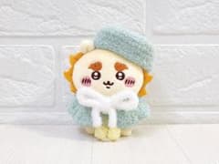 シーサー おすわりぬいぐるみ ハンドメイド ベレー帽 ケープ ぬい服 ちいかわのサムネイル