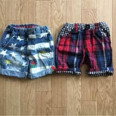 専用☆ジャンクストアー ハーフパンツ デニム 95のサムネイル