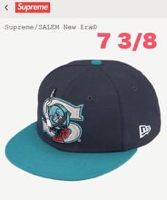 26SS Supreme Salem NEW ERA 7 3/8 Navy - メルカリ