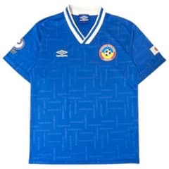 90s umbro アンブロ サッカー 半袖 日本代表ユニフォーム M 青 - メルカリ