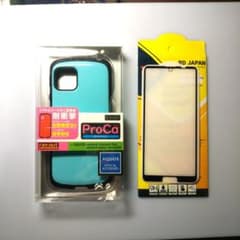imaturu0208様専用ＡＱＵＯＳ sense5Gカバー&ガラスフィルムのサムネイル