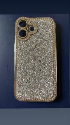 iPhone16 반짝이 라인 스톤 스마트 폰 케이스