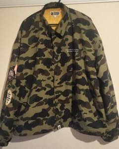 美品 A BATHING APE カモ柄コーチジャケット サイズXL - メルカリ