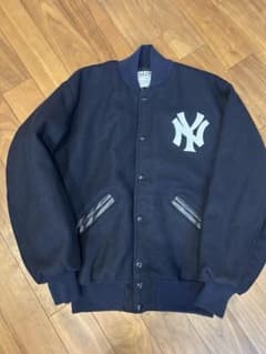90s USA製DeLONG アワードジャケットヤンキース スタジャンスクーカム m35748209873_1.jpg?1771664491