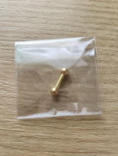 軟骨ピアス14G ストレートバーベル