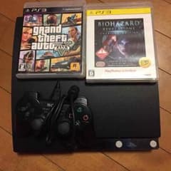 PS3本体+GTA5+バイオハザードのサムネイル