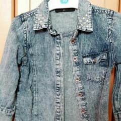 ★いちご様専用★90cmデニムシャツのサムネイル