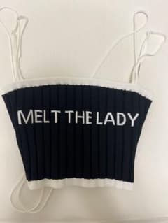 MELT THE LADY logo cross camisoleのサムネイル