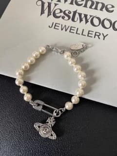 Vivienne Westwood パールブレスレット 安全ピン オーブのサムネイル