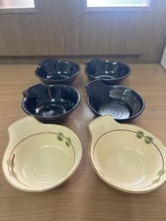 和柄　とんすい　6個セット　取っ手付き　鍋用　取り皿　食器のサムネイル