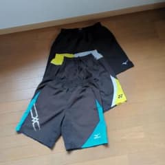 MIZUNO YONEX テニス ハーフパンツ 3点セット Mサイズのサムネイル