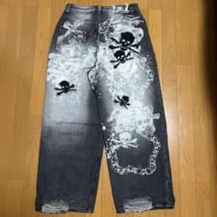 Jaded London デニム スカル ブラックのサムネイル