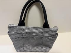 【新品】タネイ　sasicco 三河木綿刺し子織 ポッシュトートMのサムネイル