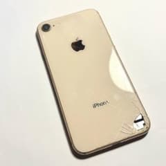 画面割れiPhone 8 ゴールド 機能不良なし - メルカリ