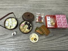 リーメント ぷちサンプルシリーズ 和菓子 ミニチュア　お花見　あん菓子のサムネイル