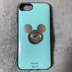 iPhone8 ミッキー イーフィットリング ミントグリーンのサムネイル