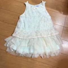 リボンのレースワンピースのサムネイル