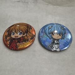 エヴァンゲリオン 綾波レイ アスカ ピンバッジセット - メルカリ
