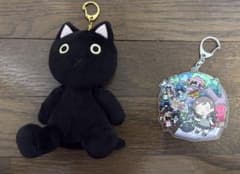ミリオンライブ 北沢志保 黒猫ぬいぐるみ アクリルキーホルダーのサムネイル
