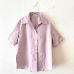 ☆[rayochi] Button shirt, full button, short sleeve, simple, casual 13