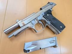 マルシン　ベレッタ　M92FS シルバー　モデルガン　リアル刻印モデル　難あり マルシン ベレッタ M92FS シルバー モデルガン リアル刻印モデル 難