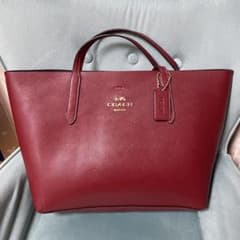 COACH トートバッグ レッド／A4収納／型番F1878 F31535のサムネイル