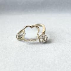 【極美品】アンテプリマ エテルナ リング 白蝶貝 クローバー 14号 Lサイズ m35815543186_1.jpg?1784011251