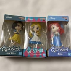 Qposket ディズニー フィギュア 3種セットのサムネイル