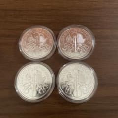 2013年 オーストリア「ウィーン・フィルハーモニー」1オンス 銀貨4枚