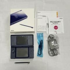 Nintendo DS Lite ネイビー 箱付き 充電器付き 動作確認済みのサムネイル