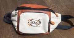 COACH ボディバッグ ホワイト/オレンジのサムネイル