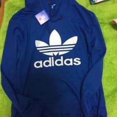 adidas パーカー 青 ブルー 未使用新品のサムネイル