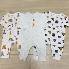 ☆H&M☆ ベビーロンパース カバーオール サイズ56㌢ 3枚セットのサムネイル