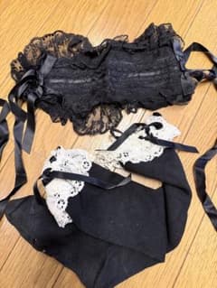 【metamorphose】レースヘッドドレス＆フリルソックスセットのサムネイル